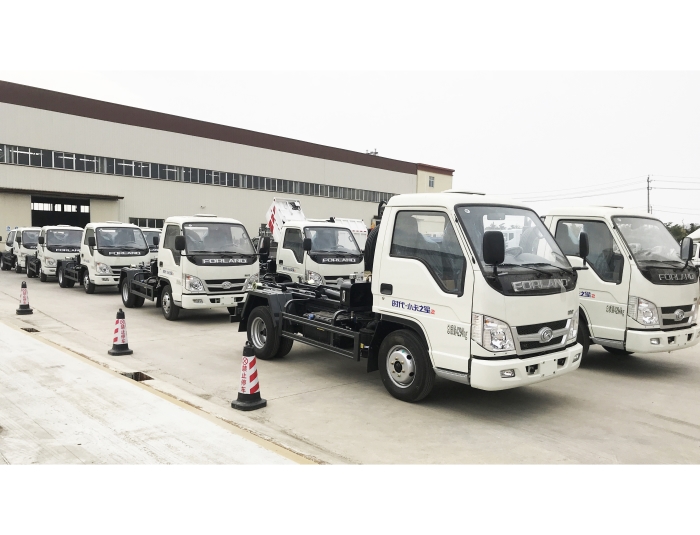 福田小卡之星2-車(chē)廂可卸式垃圾車(chē)